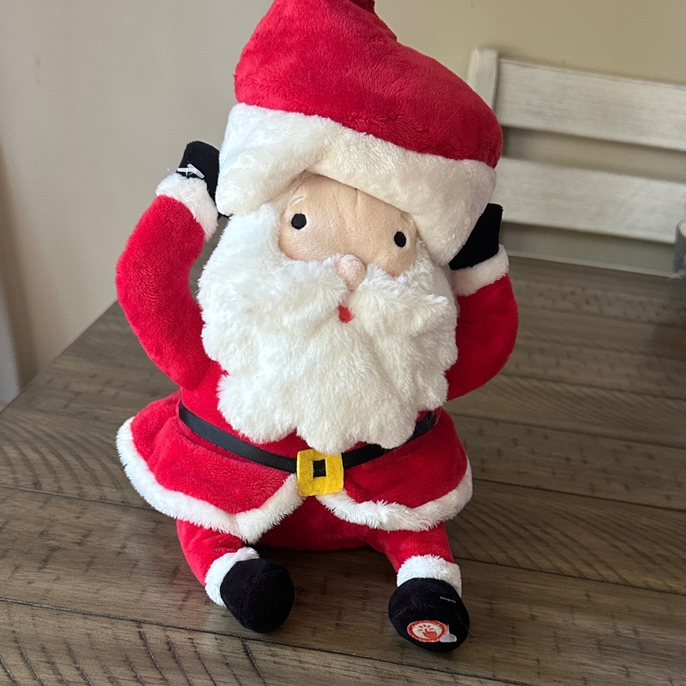 Plush Santa Claus Toy - Red and White